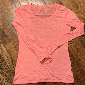 Sequined burnout tee